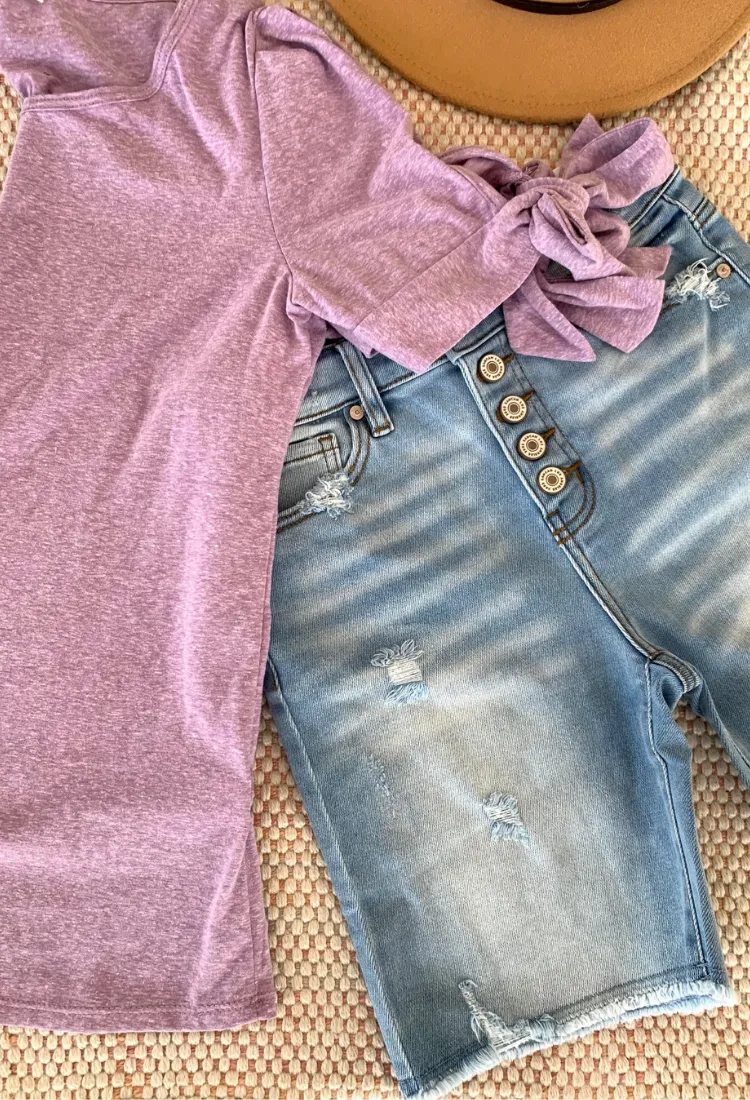 Sadie Bow Sleeve Top