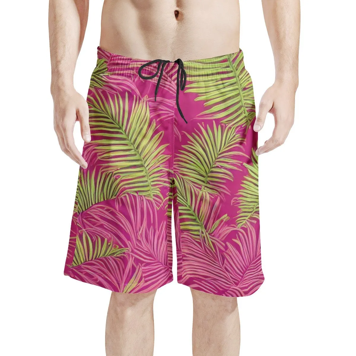 Sago Palm - Good Fortune, Longevity, Wealth Men's All Over Print Board Shorts