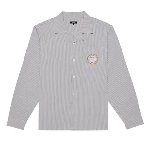 Saint-Tropez Seersucker LS Shirt Blue