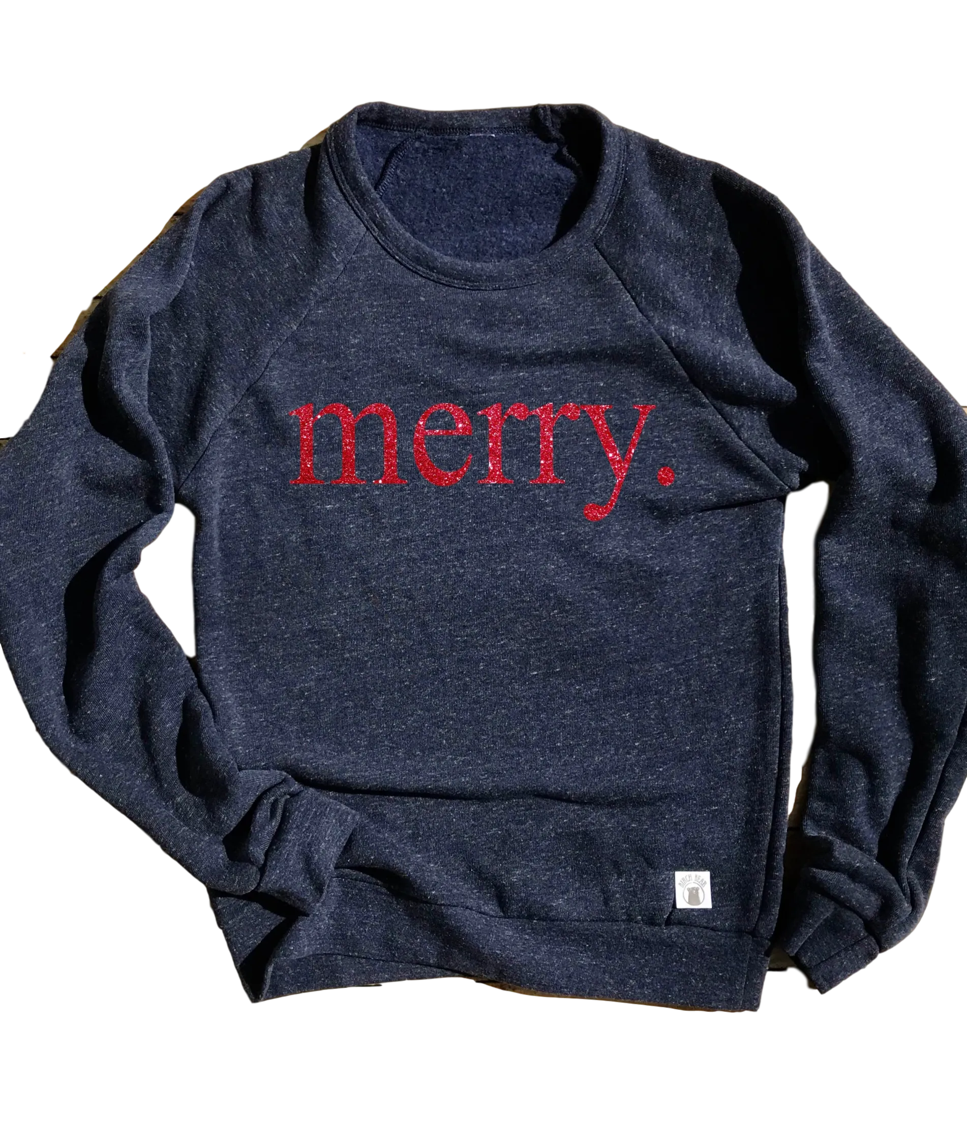 SALE!!! Merry Red Glitter Sweatshirt | Unisex Christmas Sweatshirt