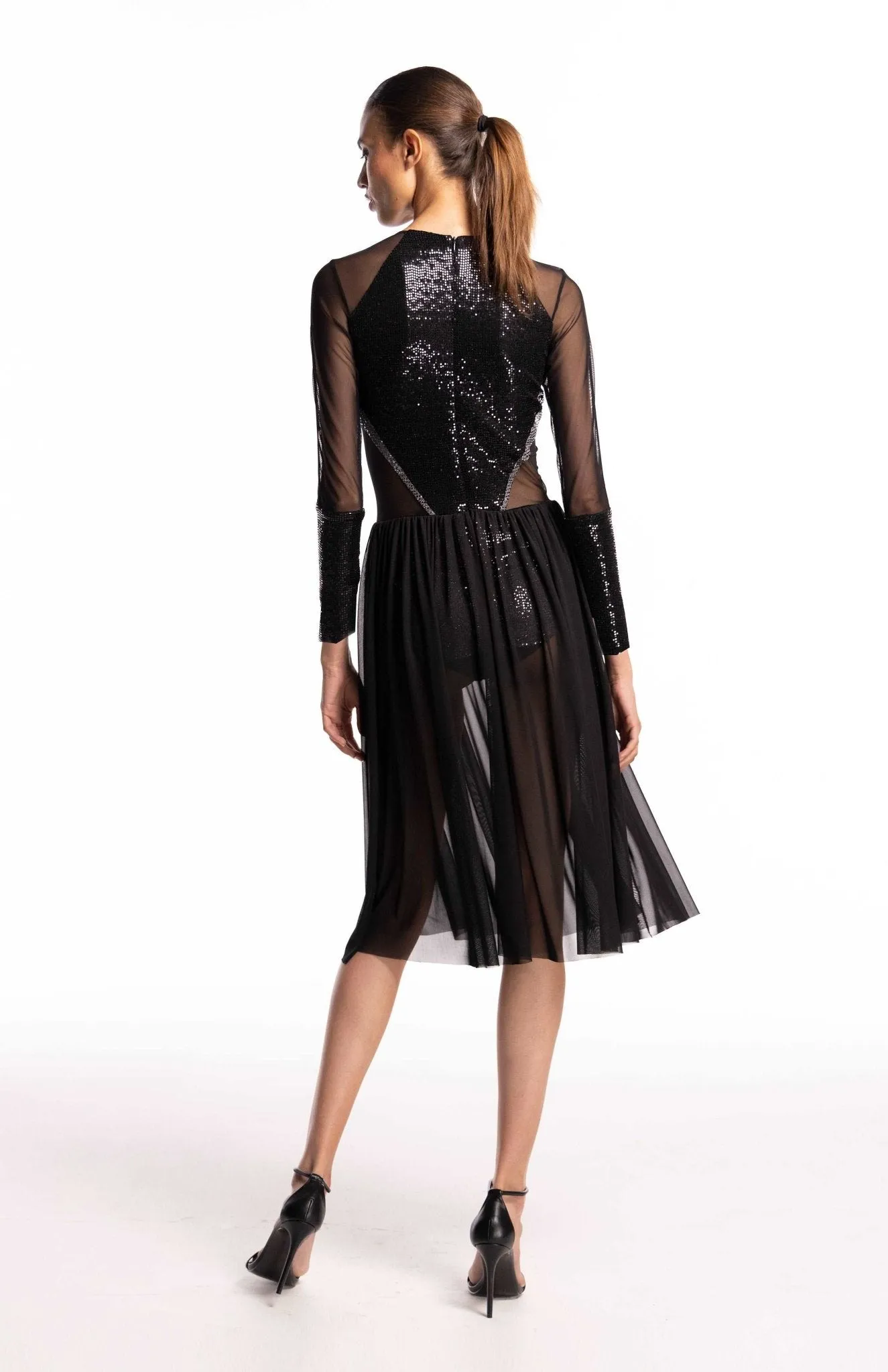 Salome | Sensual Glamour: Sheer Cocktail  Dress