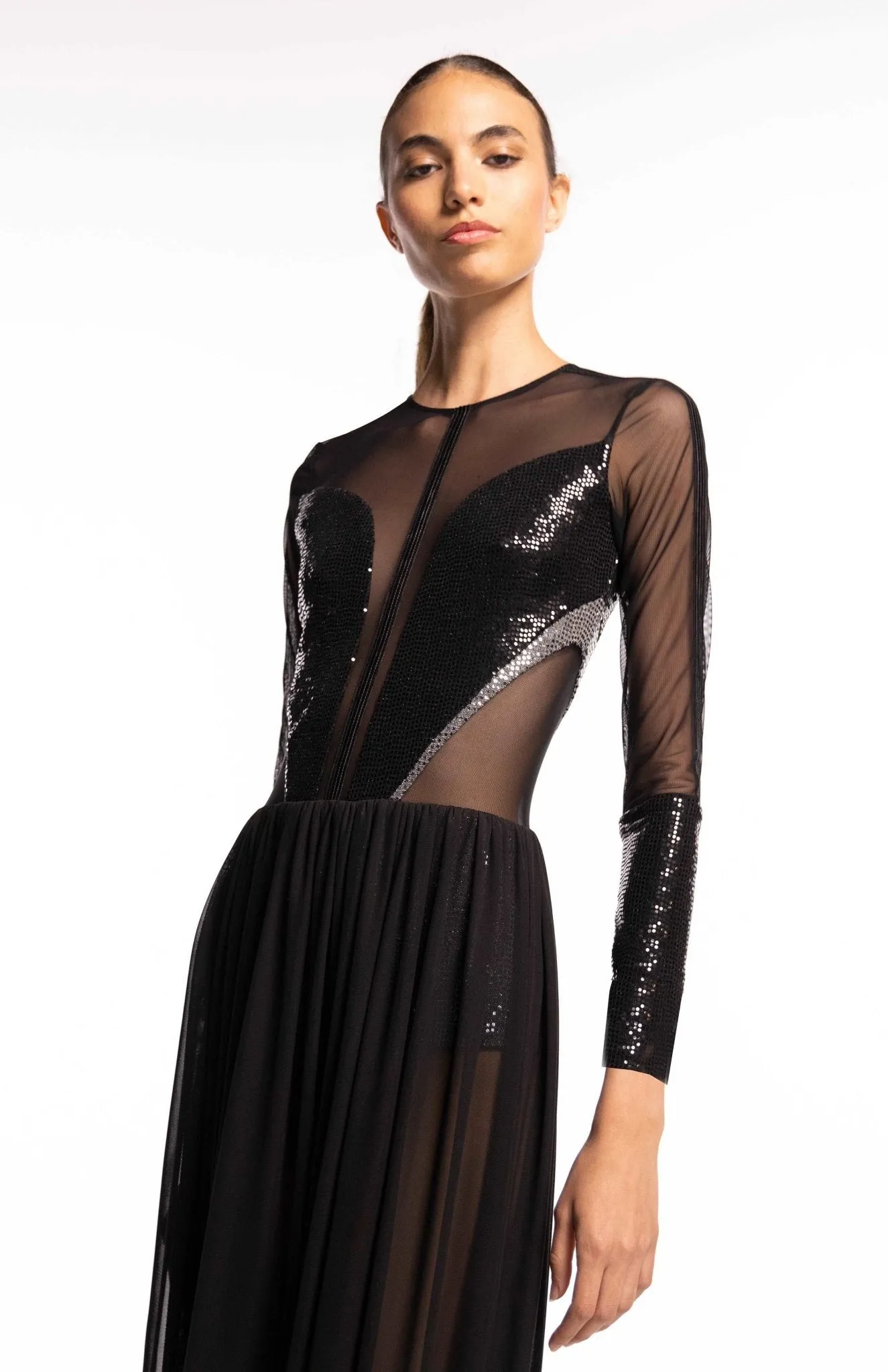 Salome | Sensual Glamour: Sheer Cocktail  Dress