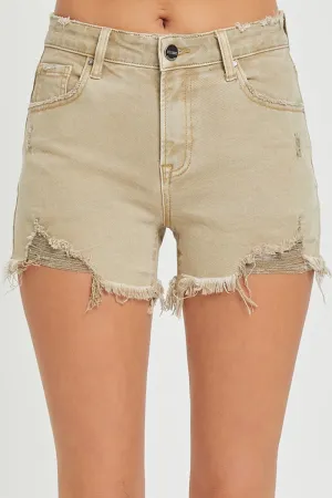 Sand Mid Rise Shorts