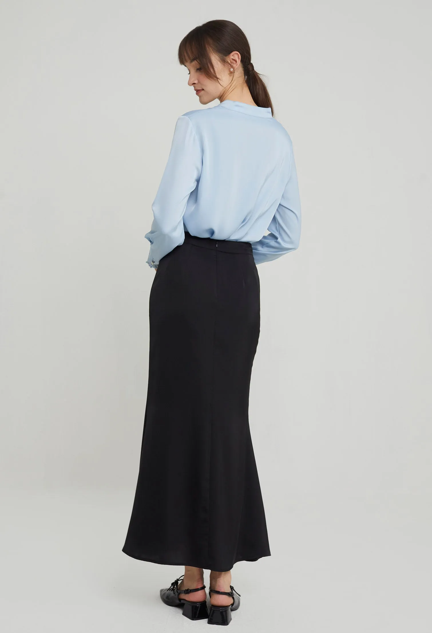 Satin Maxi Skirt