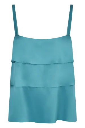 Satin tank top