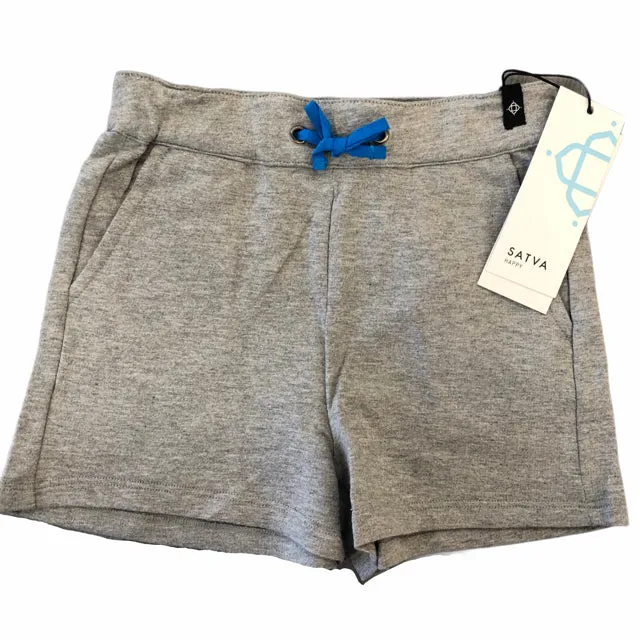 Satva Organic Cotton Boy's Adventure Shorts - Gray (2T)