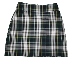 Scooter Plaid #35 One Side Pleat