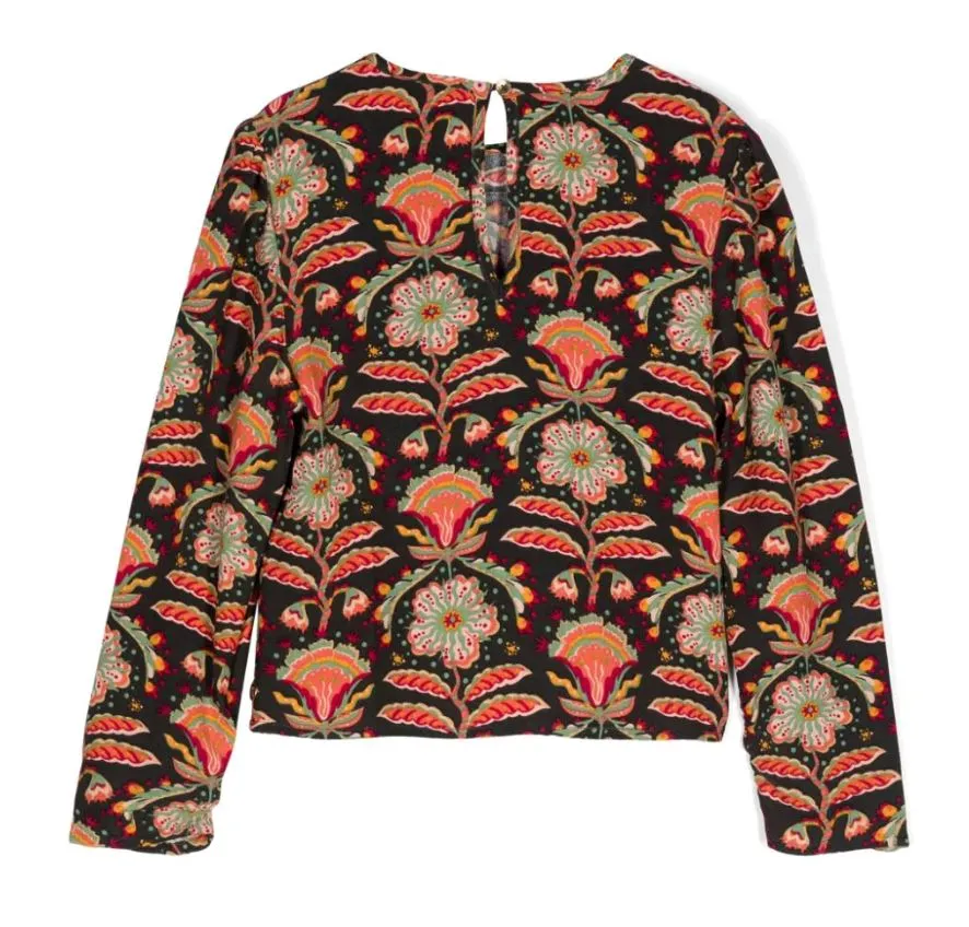 Scotch & Soda Allover Flower Printed Top