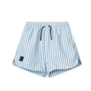 Seersucker Board Shorts - Badehose aus 100% recyceltes Polyester Modell: Aiden