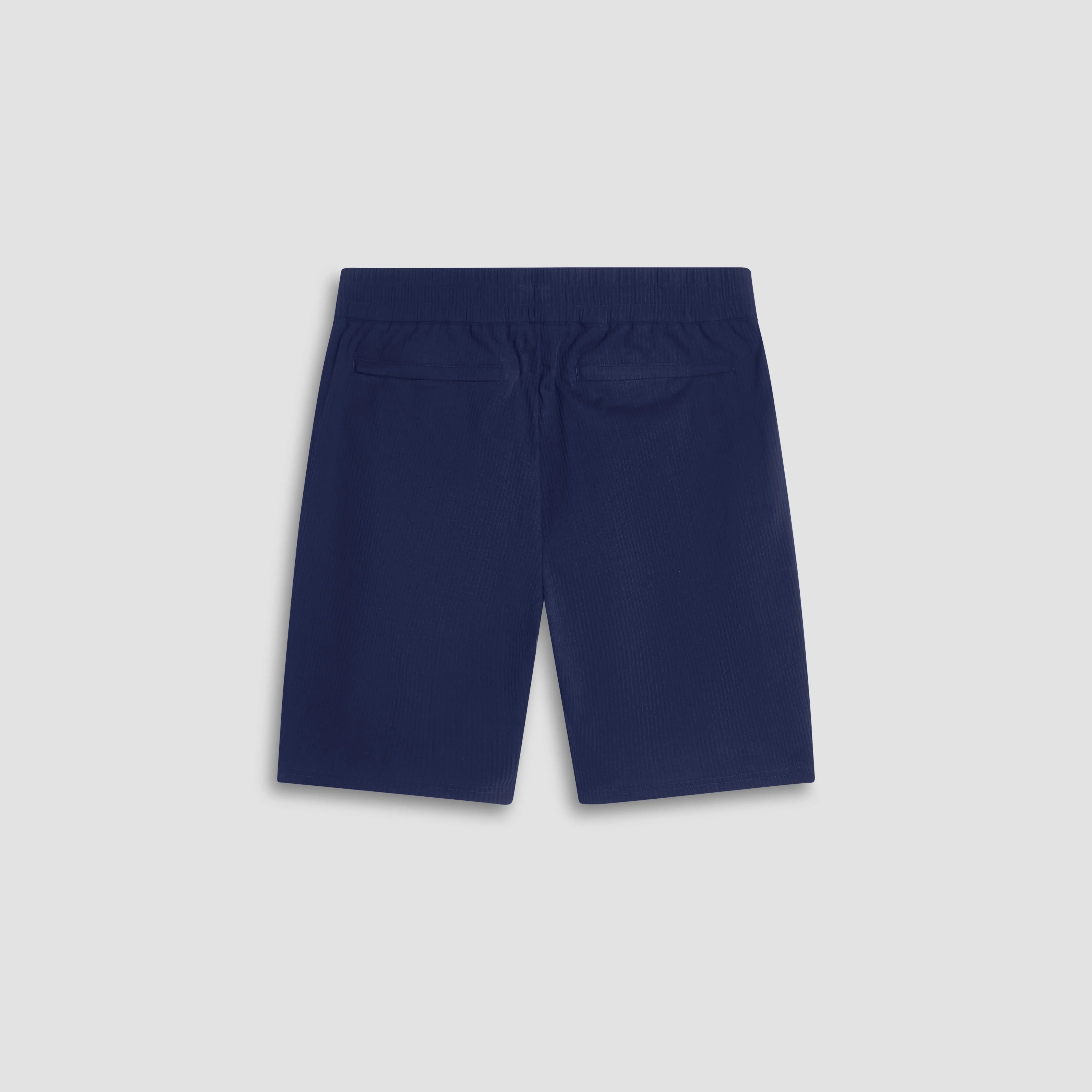 Seersucker Crinkled Shorts