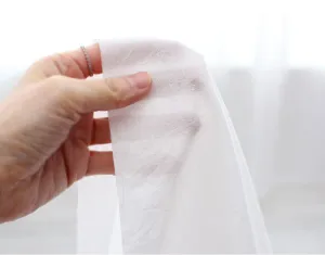 Semi-sheer Cotton Fabric, Off White Cotton, Lightweight and Thin - 53 Inches Wide - By the Yard 87266 83916