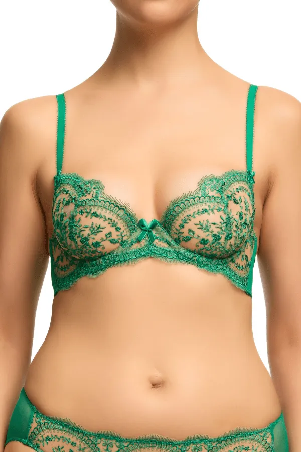 Severine Underwire Bra - Emerald