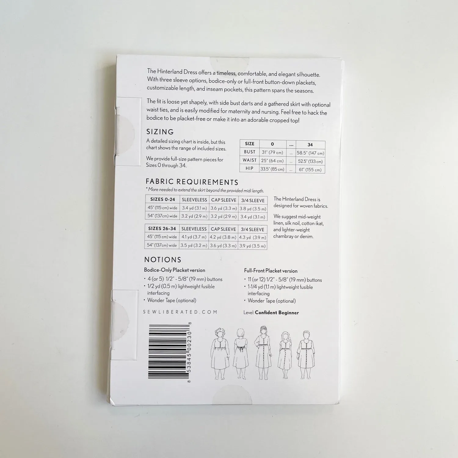 Sew Liberated Patterns : Hinterland Dress