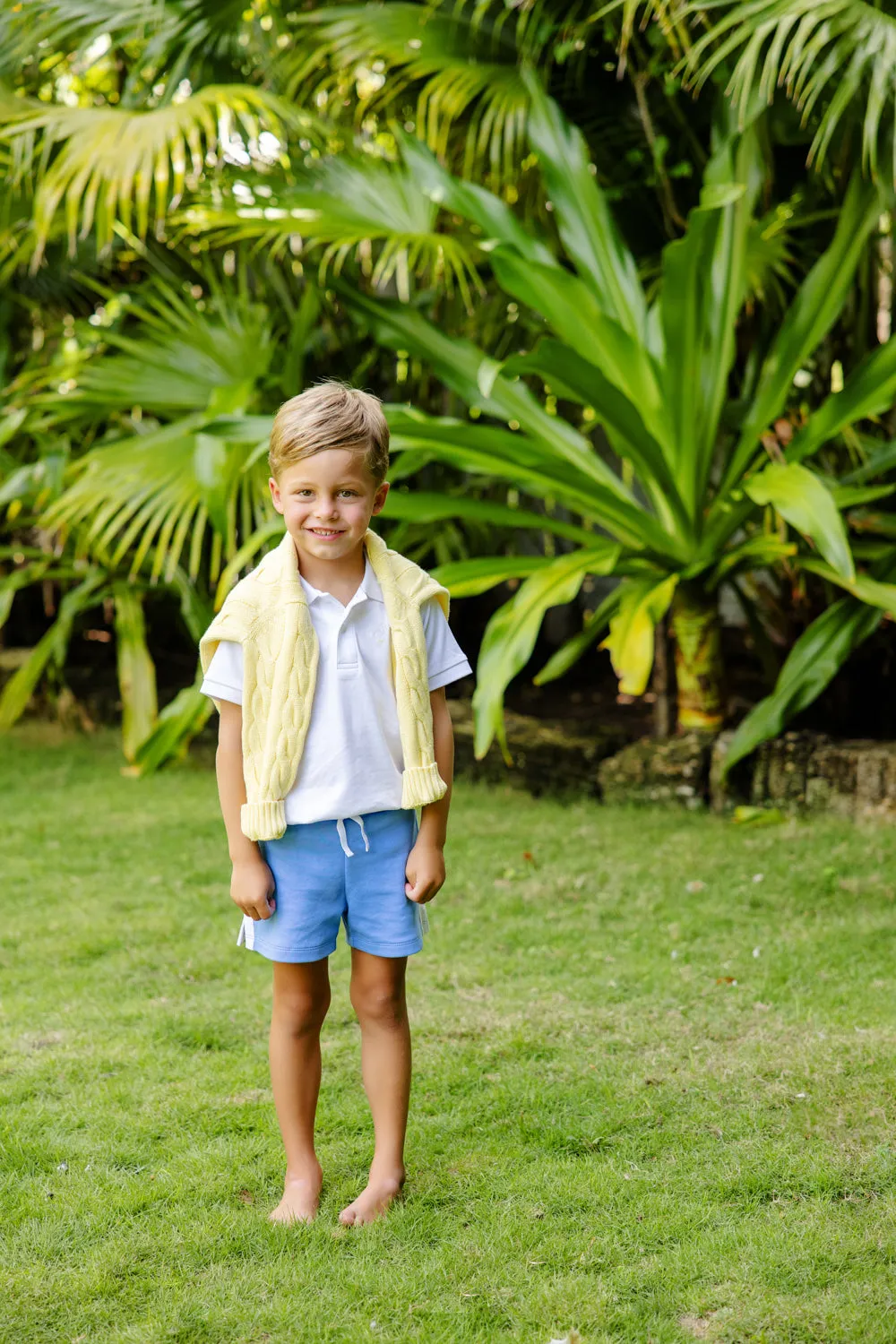 Shaefer Shorts - Barbados Blue with Worth Avenue White