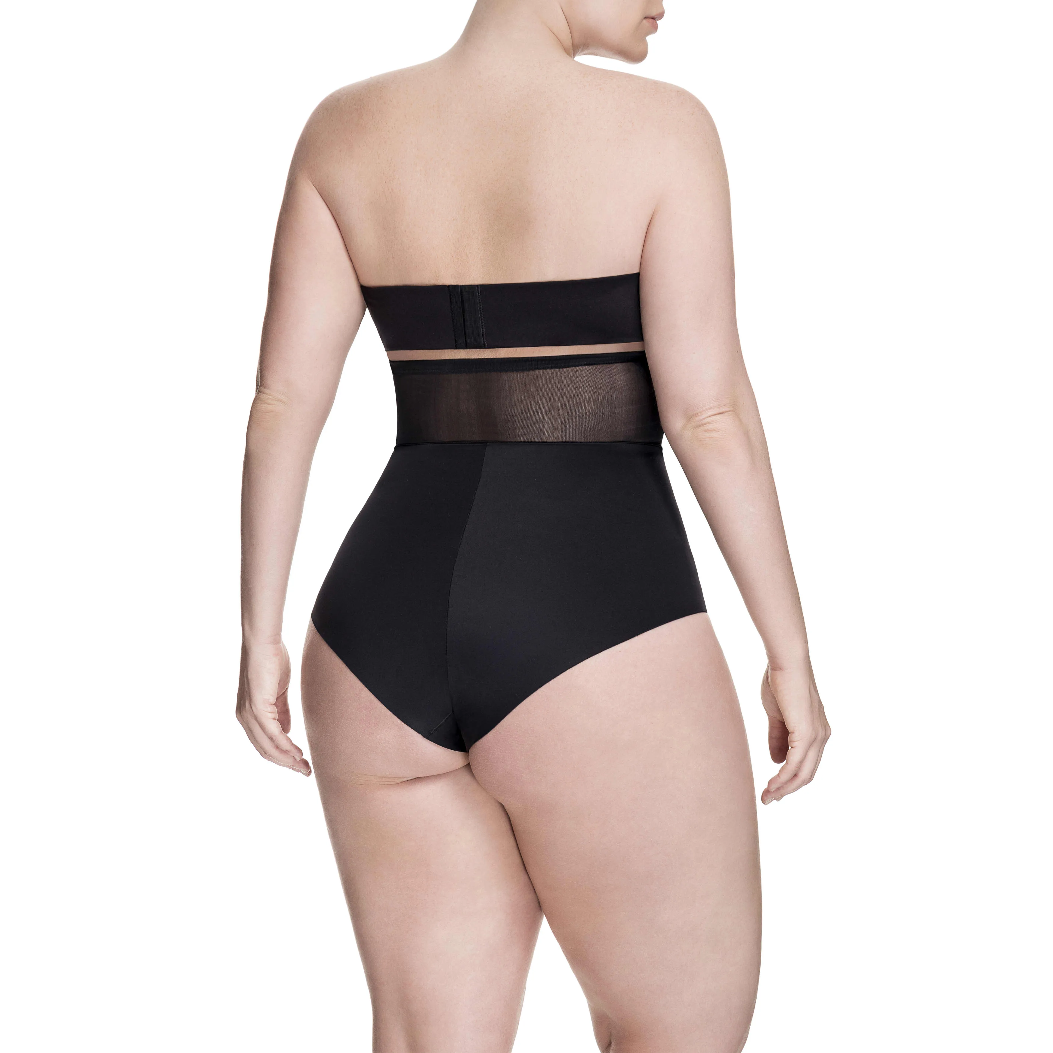 Sheer Allure High Waist Brief