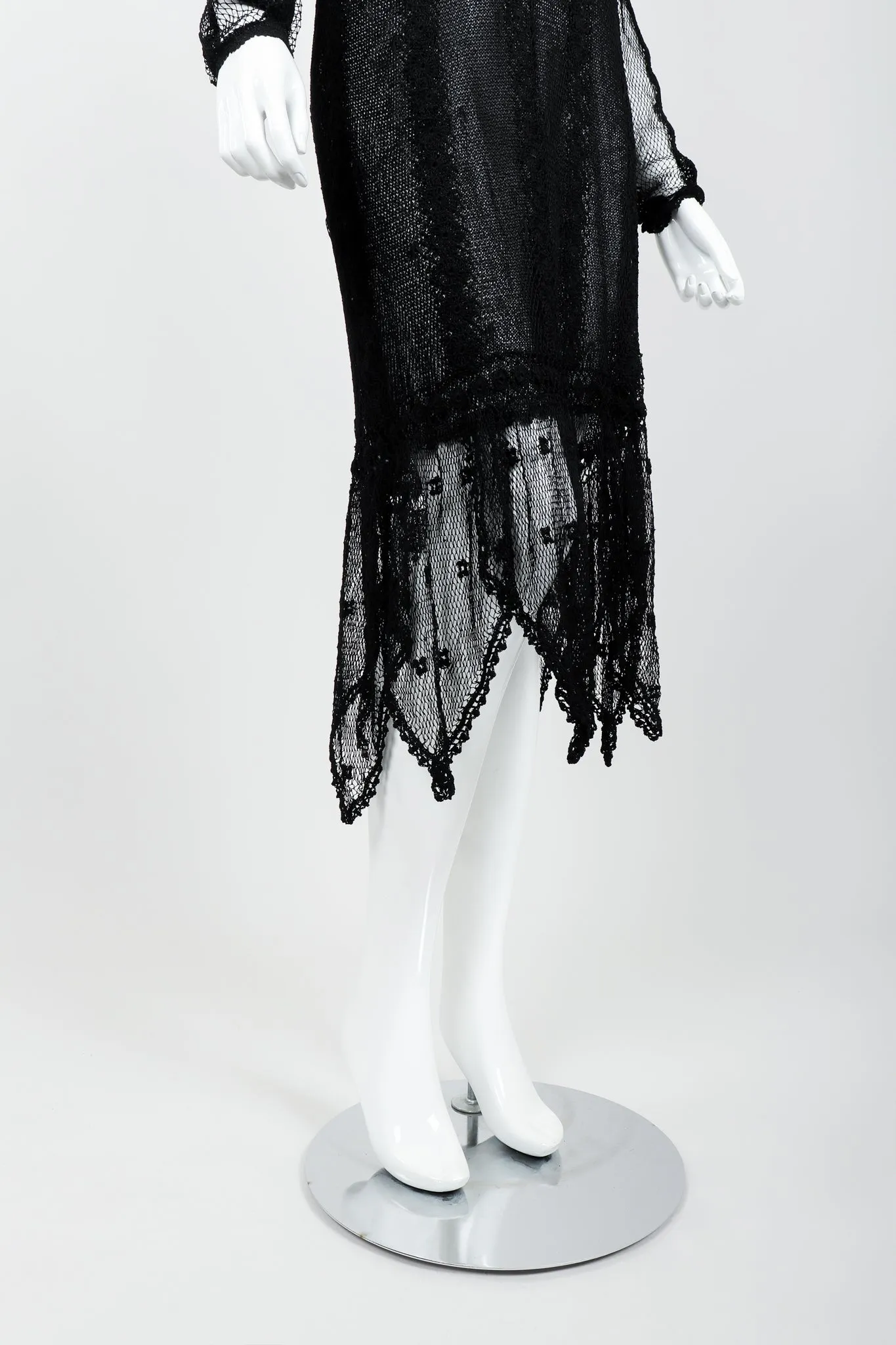 Sheer Crochet Lace Dress