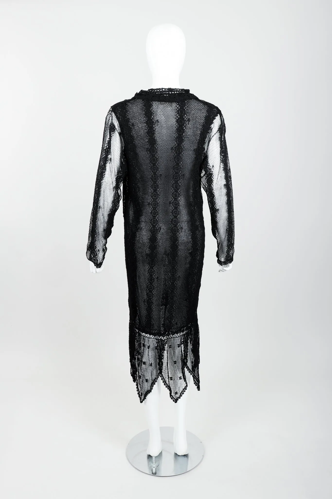 Sheer Crochet Lace Dress