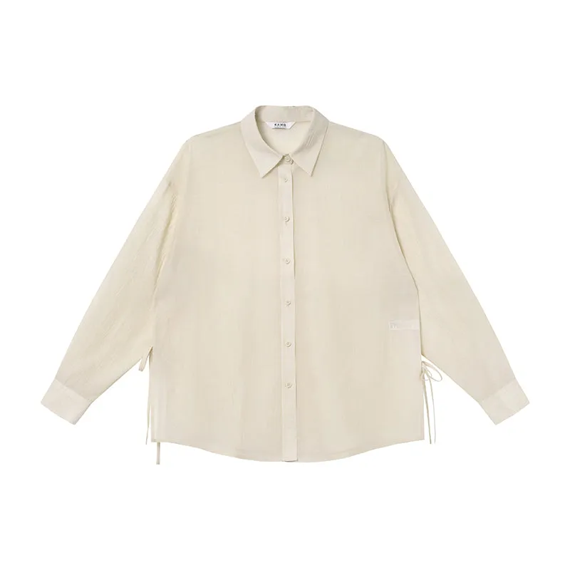 Sheer lace shirt