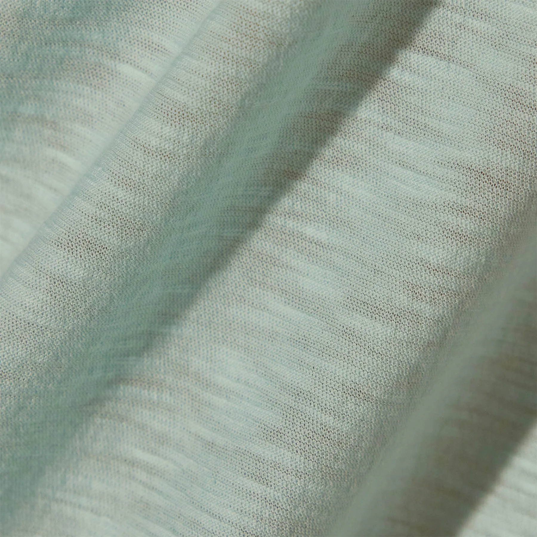 Sheer Slub Crew Neck Tee - Taffy