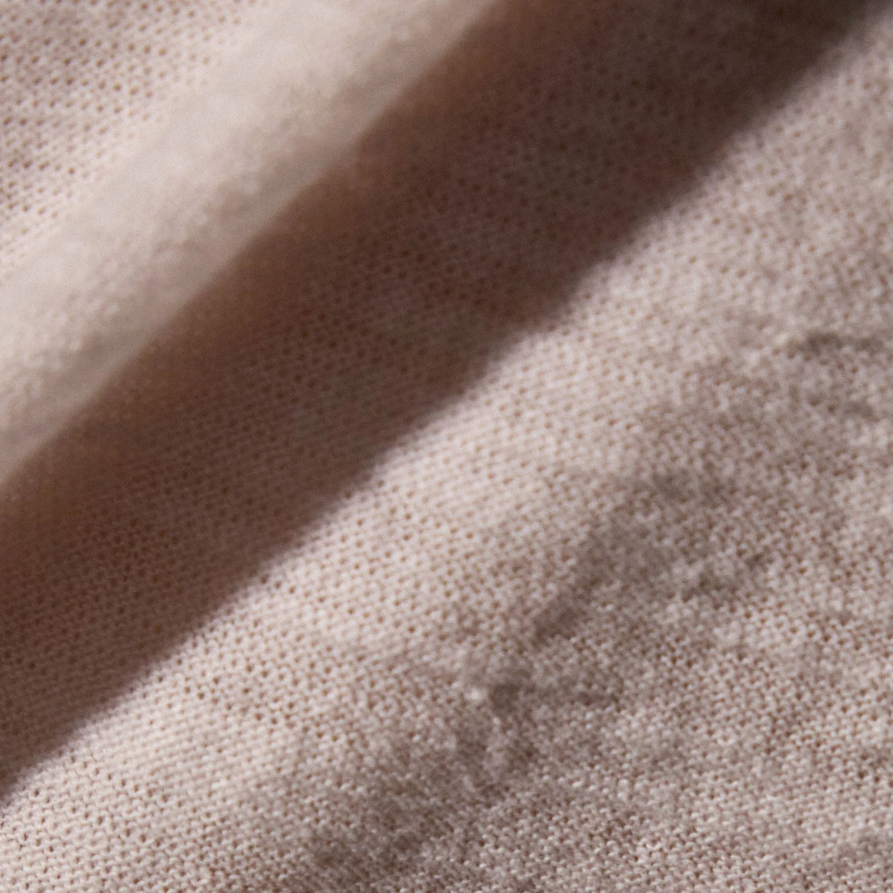 Sheer Slub Long Sleeve Crew - Light Mist