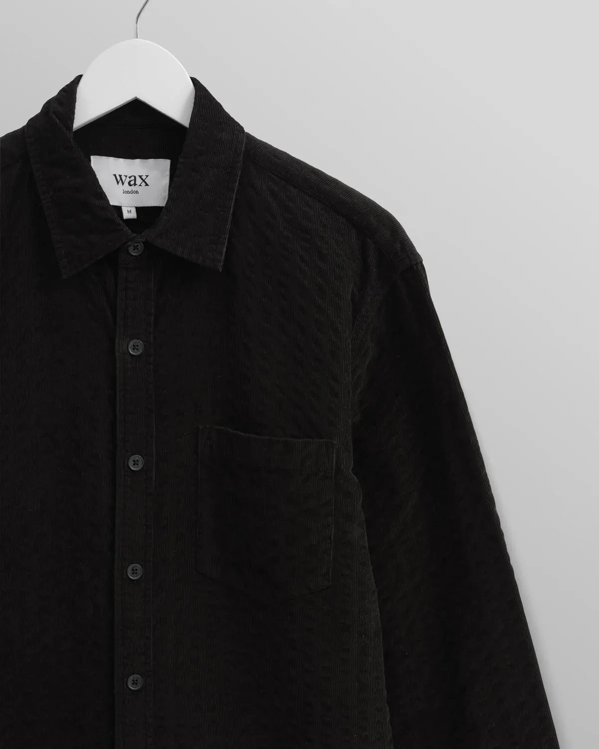 Shelly - Black Seersucker Corduroy Shirt
