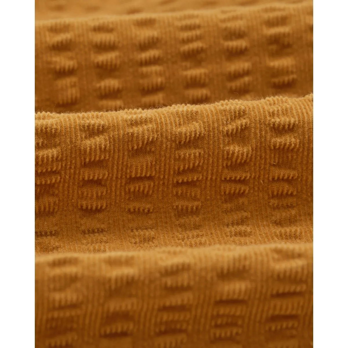 Shelly Long Sleeve Seersucker Cord Shirt in Tan