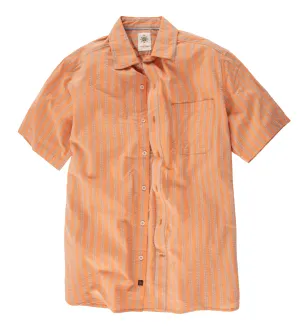 Short Sleeve Harbor Island Striped Seersucker Shirt