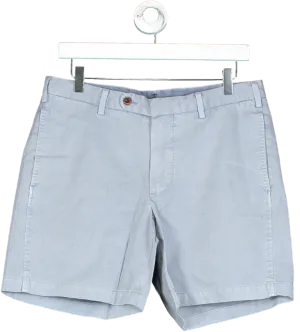 Sid Mashburn Blue Cotton Shorts UK W32