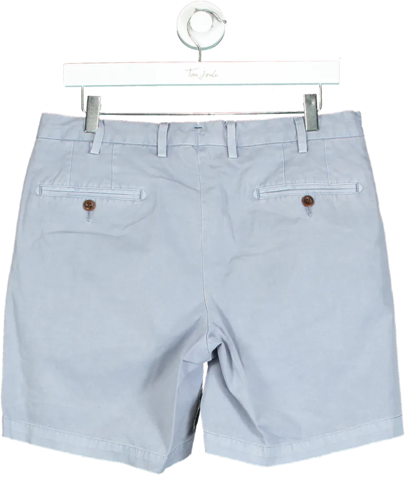 Sid Mashburn Blue Cotton Shorts UK W32
