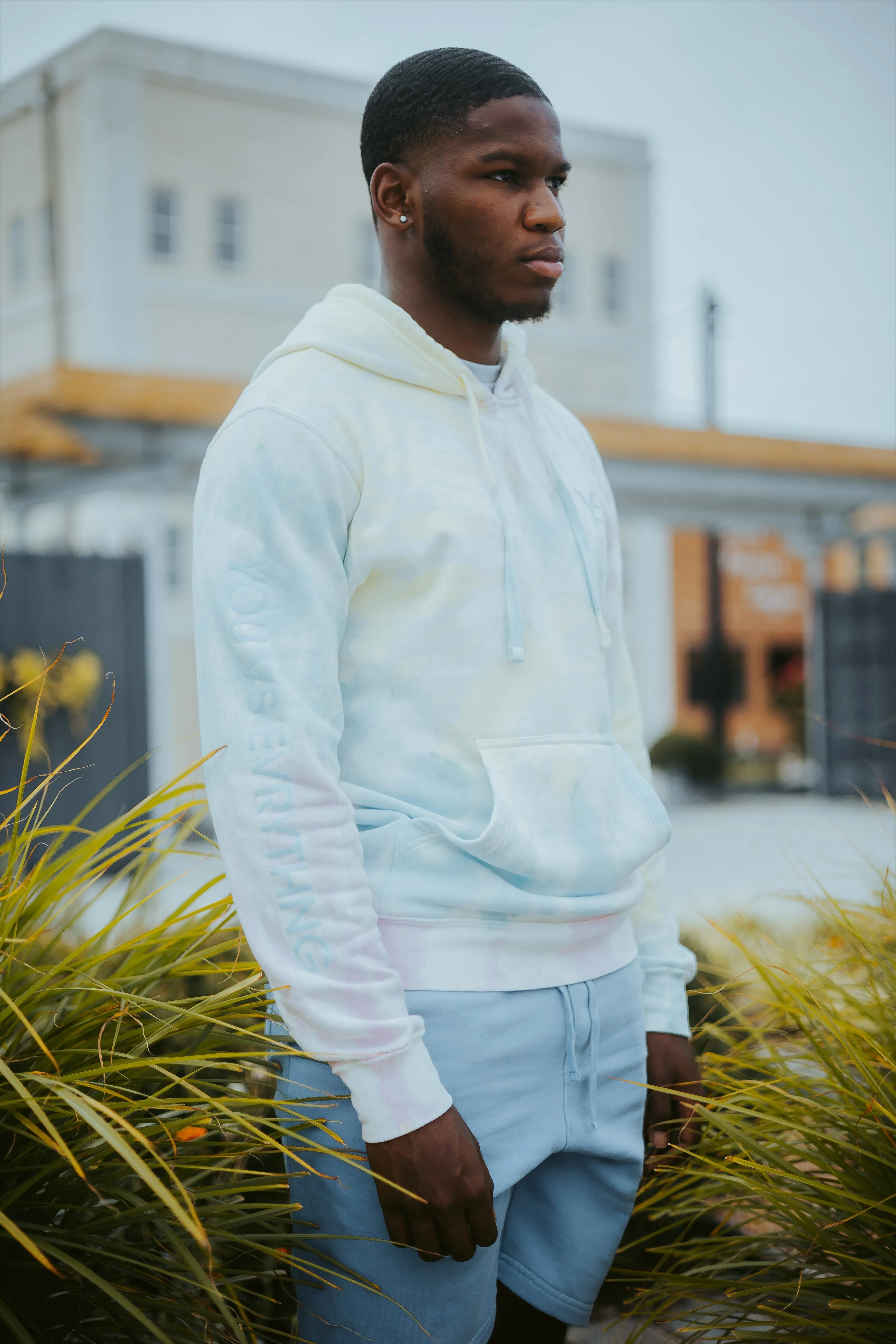 Signature Logo Jogger Shorts "Cerulean Blue"