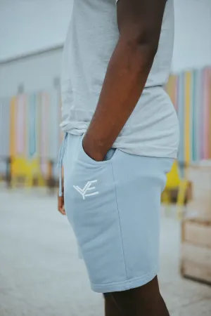 Signature Logo Jogger Shorts "Cerulean Blue"
