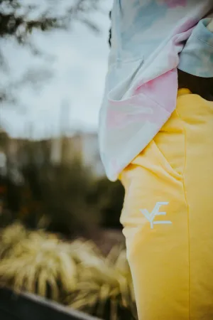 Signature Logo Jogger Shorts "Orellin Yellow"