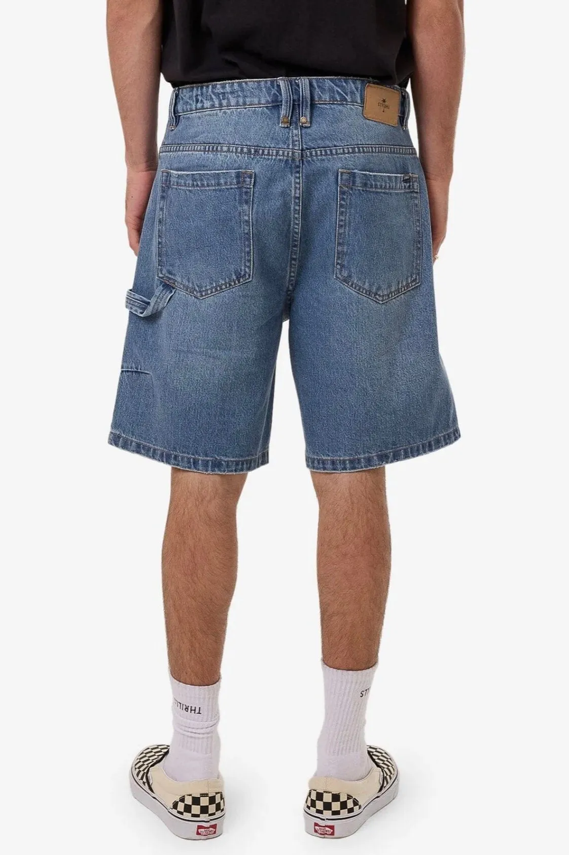 Slacker Denim Short Dark Dust Blue