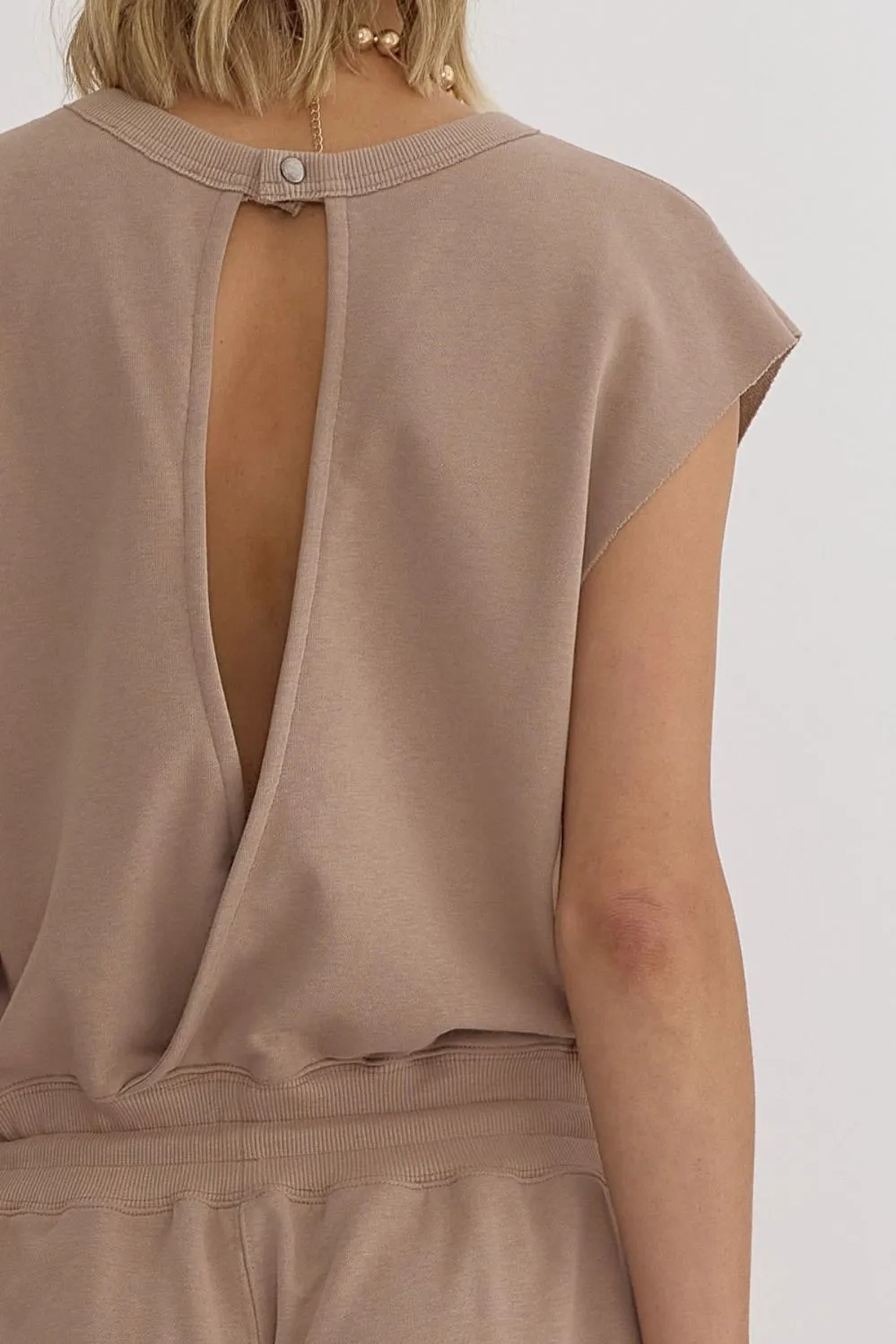 Sleeveless Oversized Jumpsuit
