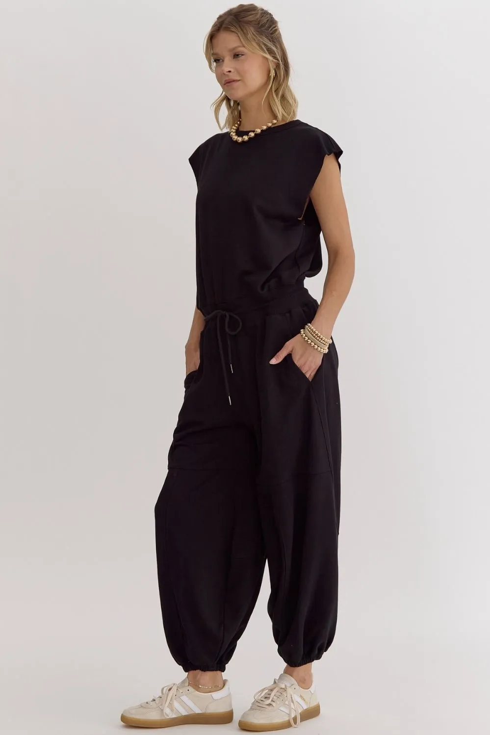 Sleeveless Oversized Jumpsuit
