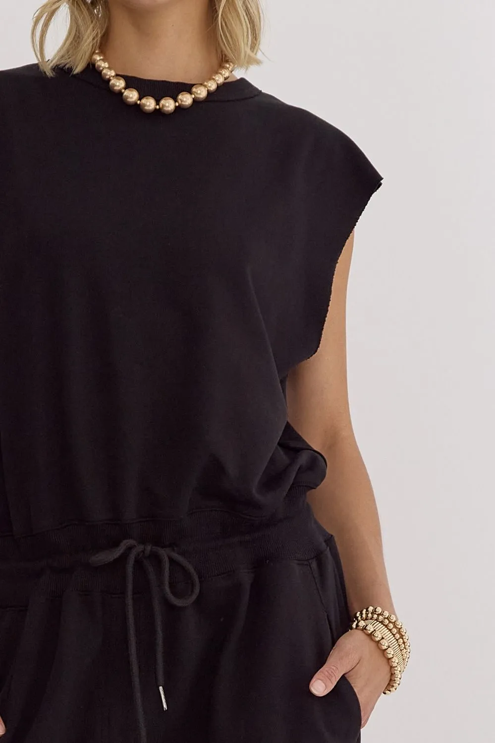 Sleeveless Oversized Jumpsuit