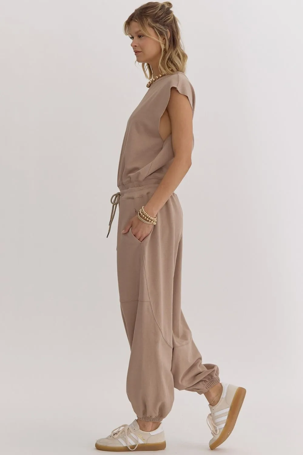 Sleeveless Oversized Jumpsuit