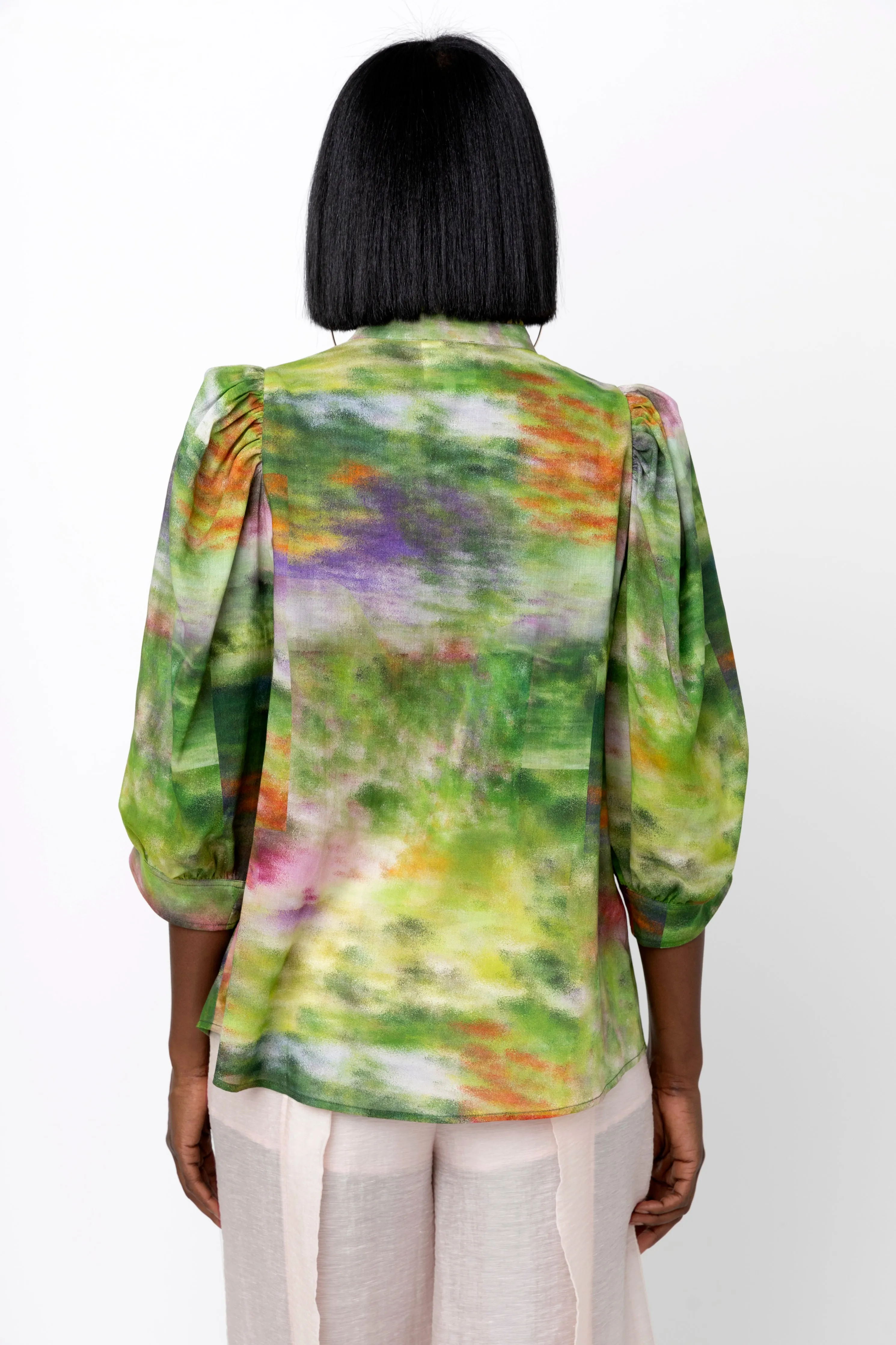 Smocked Shirt