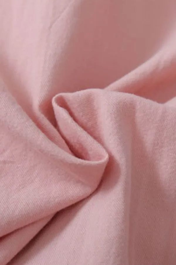 Solid Color Cozy Cotton Shirt