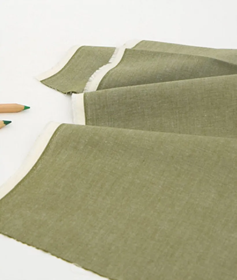 Solid Cotton Fabric, Yarn Dyed Cotton Fabric, Quality Korean Fabric - 14 Colors - By the Yard 25776-1
