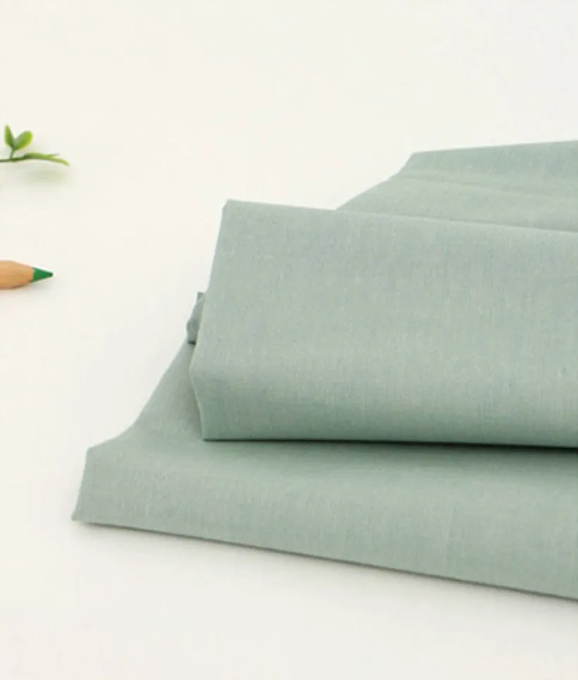 Solid Cotton Fabric, Yarn Dyed Cotton Fabric, Quality Korean Fabric - 14 Colors - By the Yard 25776-1