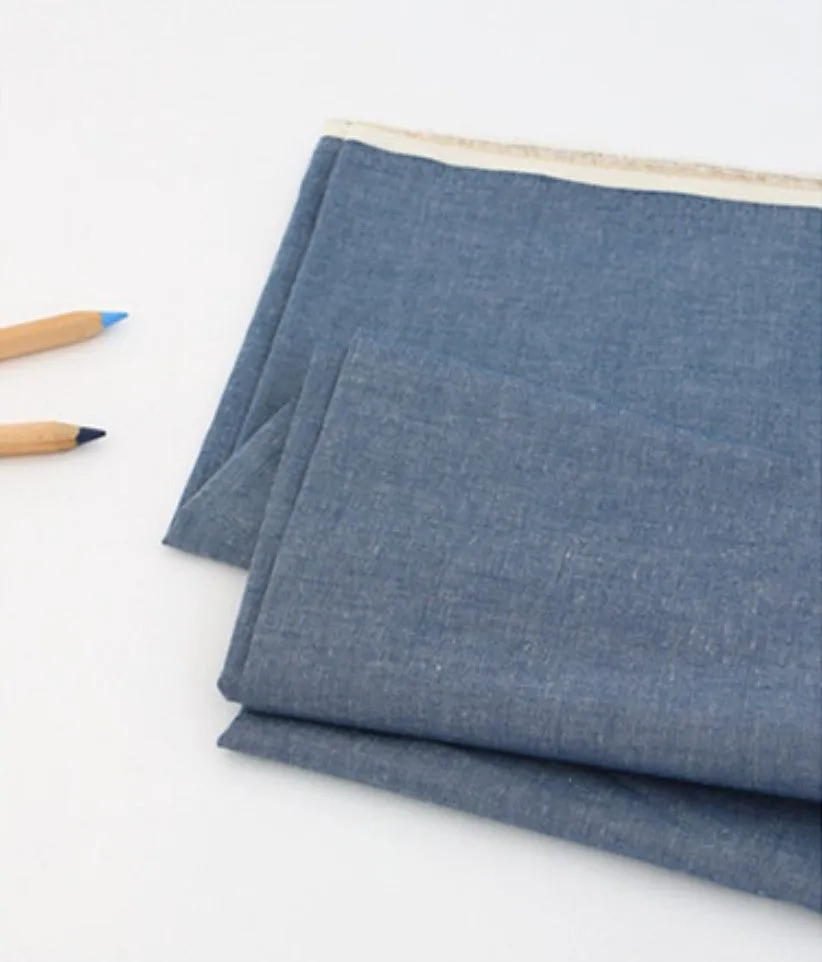 Solid Cotton Fabric, Yarn Dyed Cotton Fabric, Quality Korean Fabric - 14 Colors - By the Yard 25776-1