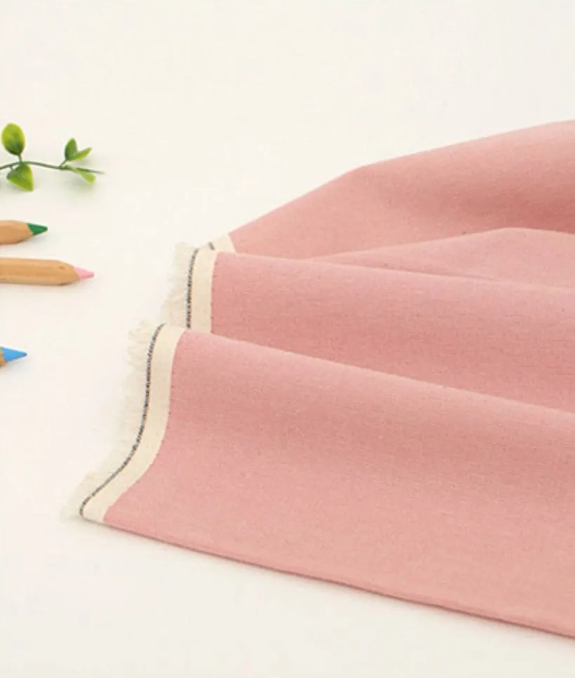 Solid Cotton Fabric, Yarn Dyed Cotton Fabric, Quality Korean Fabric - 14 Colors - By the Yard 25776-1