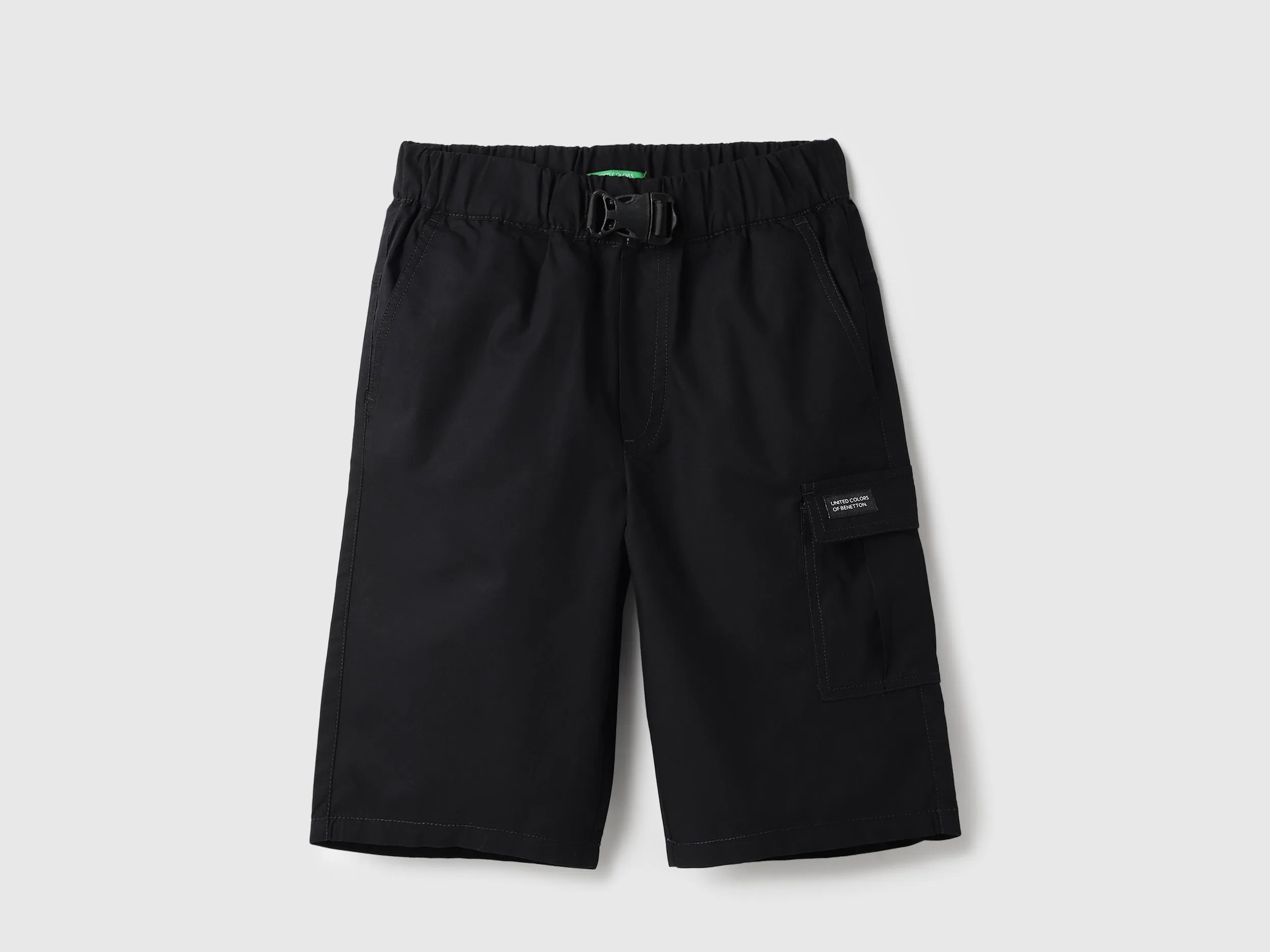 Solid Regular Fit Utility Shorts