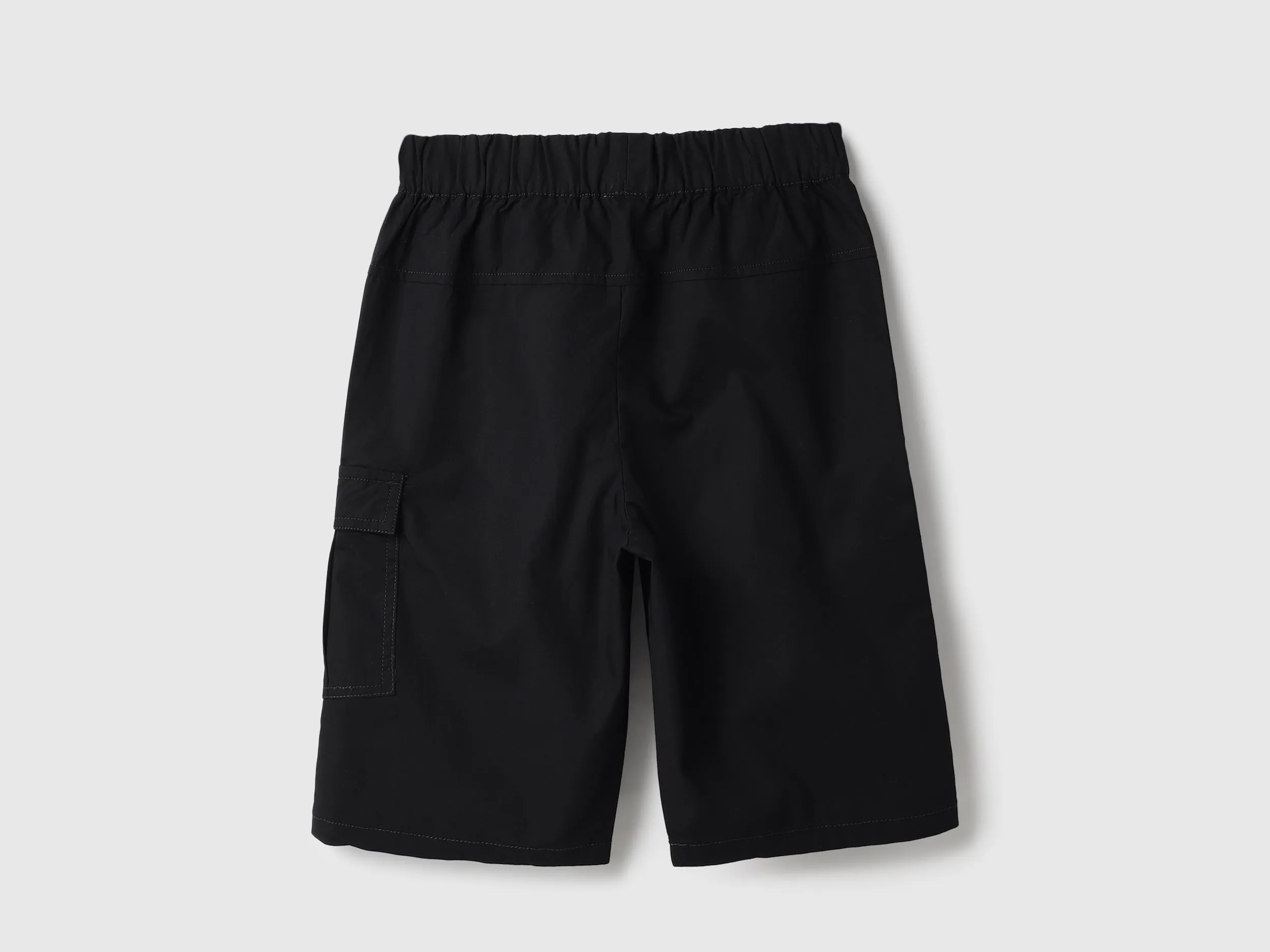 Solid Regular Fit Utility Shorts