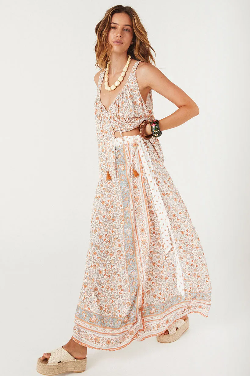 Spell Sunshine Bandit Wrap Skirt Desert Sage