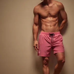 Split Hem Boardshort - Intense Pink