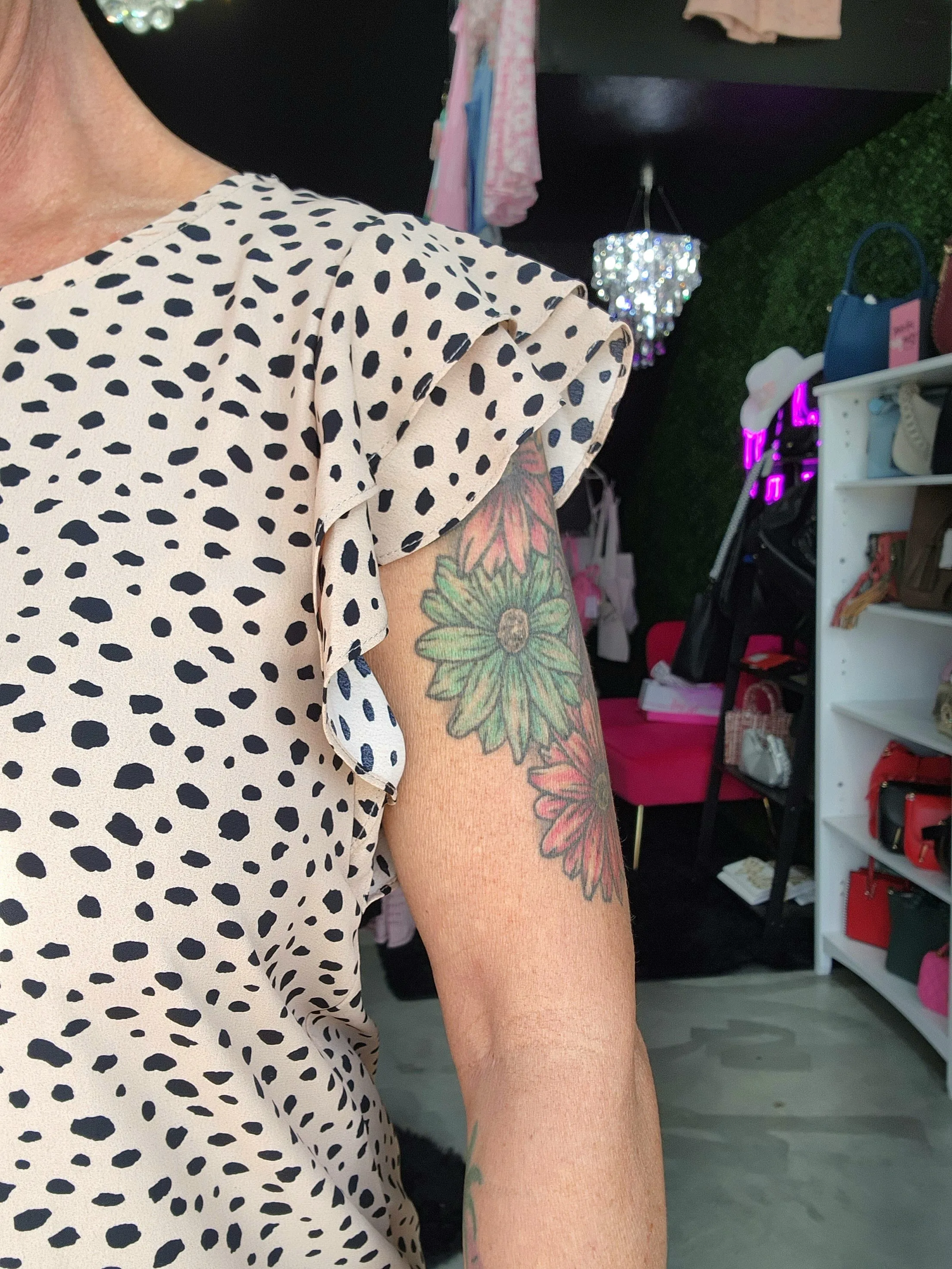 Spotted In Style Top