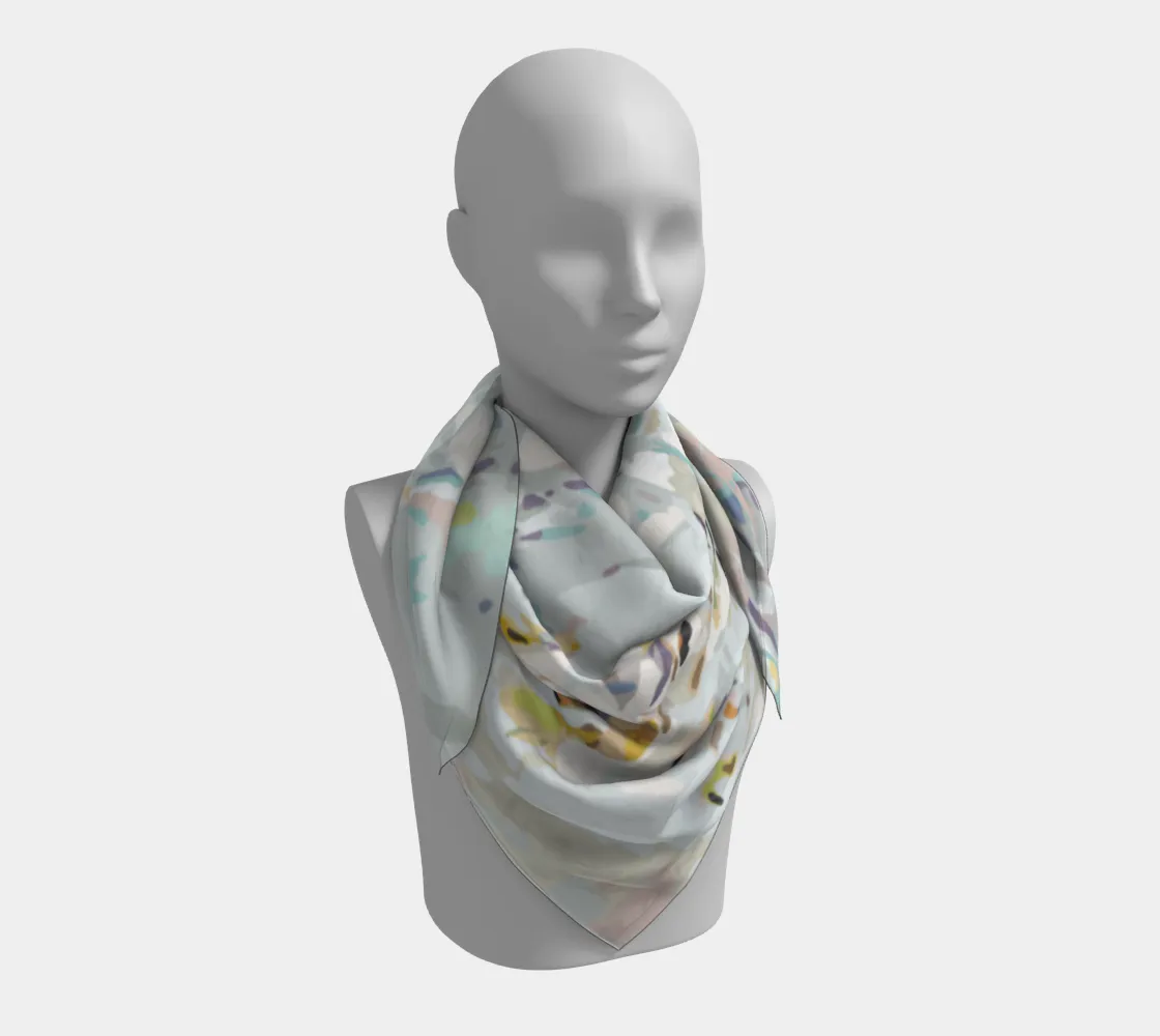 Springtime in the park square scarf