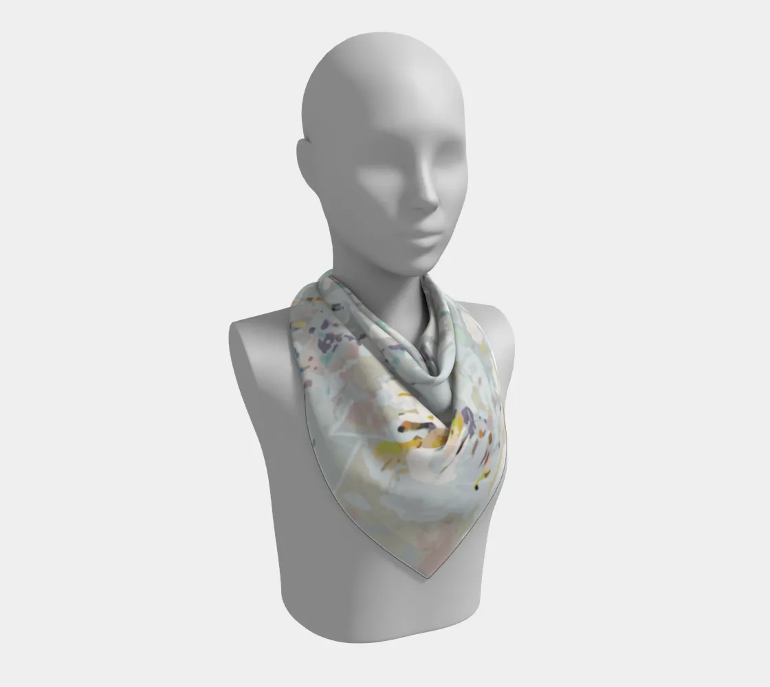 Springtime in the park square scarf